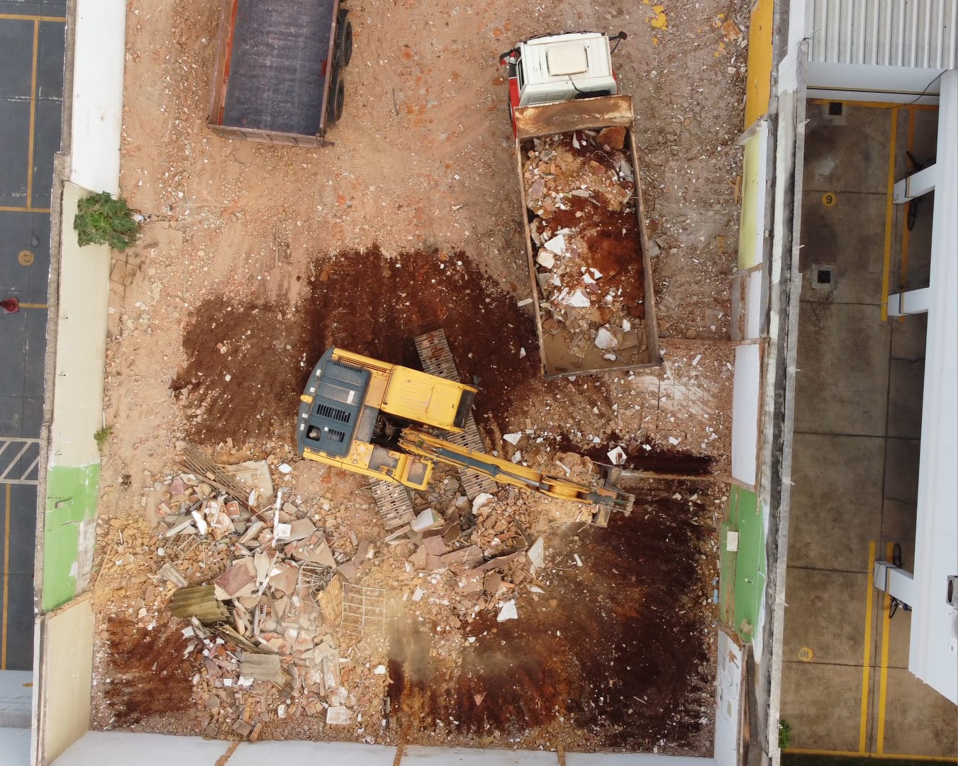 Execução de Estacionamento Provisório na Sede do CREA-GO