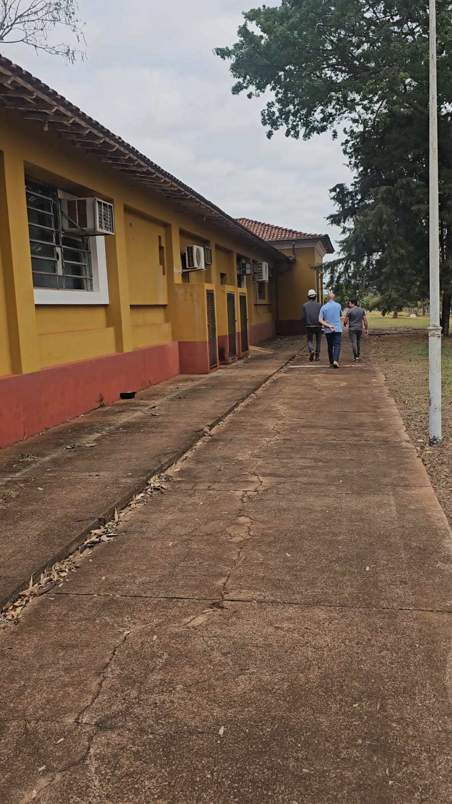 Serviços e remodelação da área externa do Departamento de Ciências Básicas (Em execução)